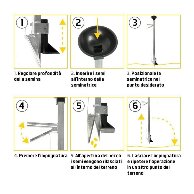 Come seminare sementi in modo pratico e veloce?