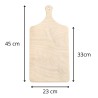 Dimensioni perfette per pala pinsa romana cm 23x33 - spessore 6 mm