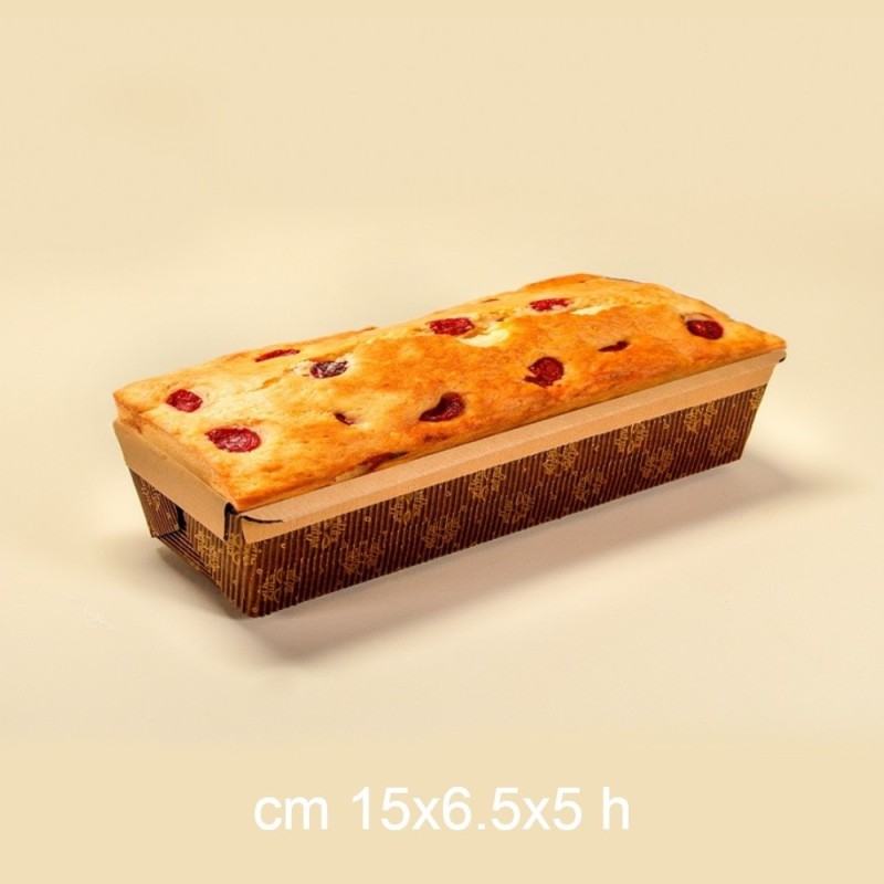 Stampo in carta per plumcake mm 150x65x50 h