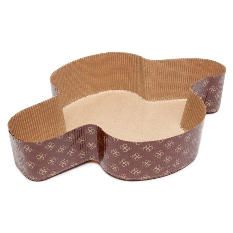 5 pz Stampi in carta per cottura Colomba da 750 gr