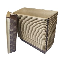 25 pezzi Stampo in carta per plumcake medio 20 cm