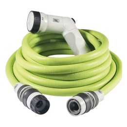 Tubo da giardino estensibile lungo 15 mt Ikon Fitt Verde