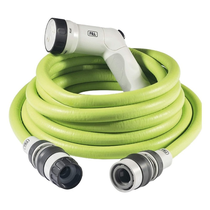 Tubo da giardino estensibile lungo 15 mt Ikon Fitt Verde