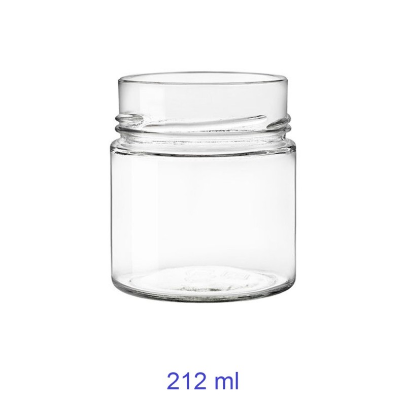Barattolo in vetro Ergo cilindrico da 212 ml - Ø 70 - RagStore