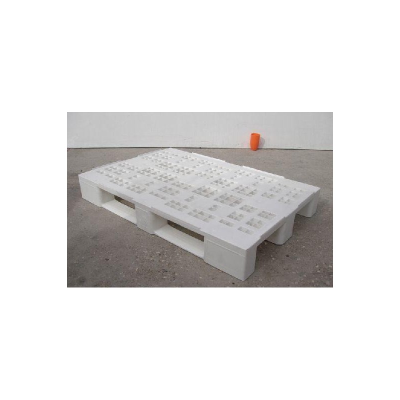 EUROPALLET 80x120 IN PLASTICA IGIENICO COLORE BIANCO
