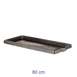 Sottovaso per Fioriera maxi Legno cm  80 - Antracite