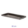 Sottovaso per Fioriera maxi Legno cm  80 - Antracite