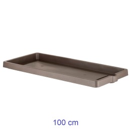 Sottovaso per Fioriera maxi Legno cm 100 - Cappuccino