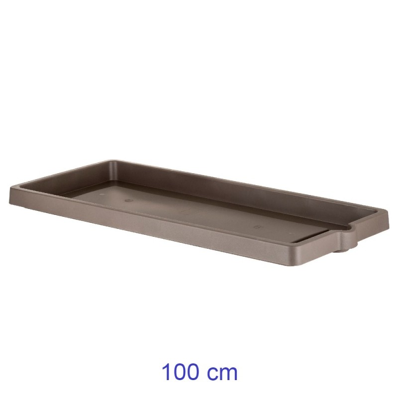 Sottovaso per Fioriera maxi Legno cm 100 - Cappuccino