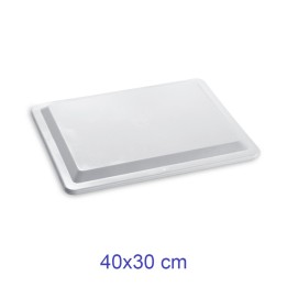 COPERCHIO PER BACINELLA FRIGO CM 40x30 BIANCA