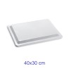 COPERCHIO PER BACINELLA FRIGO CM 40x30 BIANCA
