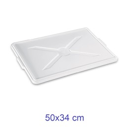 COPERCHIO PER BACINELLA FRIGO CM 50x34 BIANCA