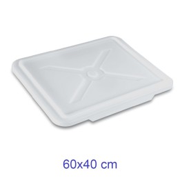 COPERCHIO PER CASSETTA CONTAINER CM 60x50 BIANCA