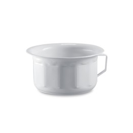 VASO DA NOTTE SFACCETTATO CM 22 BIANCO