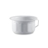 VASO DA NOTTE SFACCETTATO CM 22 BIANCO