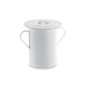 VASO SANITARIO COMODO CON COPERCHIO CM 28x32 BIANCO