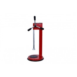 Tappatrice a colonna per tappi corona da 26 mm - Rossa