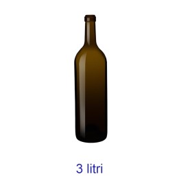 Bottiglia per vino magnum 3 lt Bordolese Italia