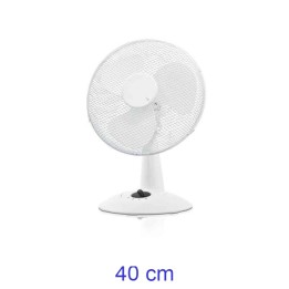 VENTILATORE DA TAVOLO CM 40 BIANCO 3 PALE