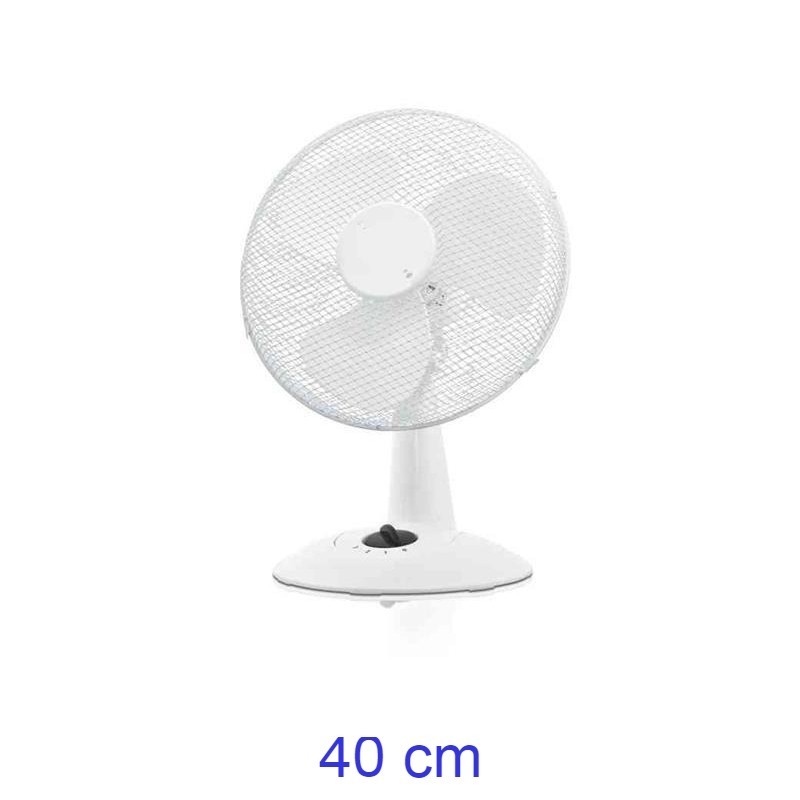 VENTILATORE DA TAVOLO CM 40 BIANCO 3 PALE