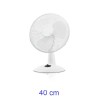 VENTILATORE DA TAVOLO CM 40 BIANCO 3 PALE