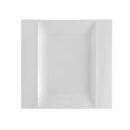 PIATTO PIANO QUADRATO ALA 27 CM BIANCO