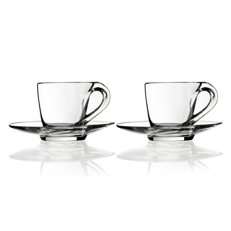 TAZZINE CAPPUCCINO VETRO RCR MAMANONMAMA 2 Pz