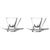 Set di 2 Tazze caffè in Cristallo RCR Fusion | RagStore
