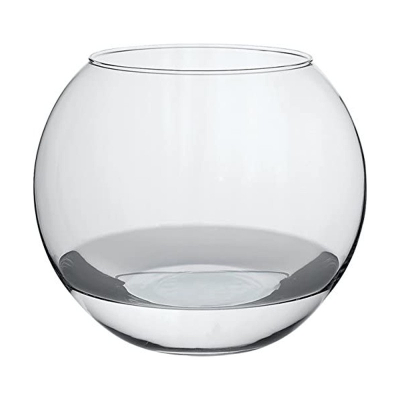 VASO PORTAFIORI IN VETRO GLOBO ART. 45078 CM 23x20