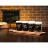 SET BICCHIERI DEGUSTAZIONE BIRRA 4 PZ + TAGLIERE