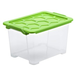 Contenitore storage con coperchio EVO SAFE 15 lt Trasparente