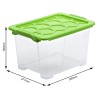 Contenitore storage con coperchio EVO SAFE 15 lt Trasparente