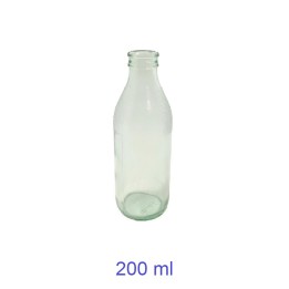 BOTTIGLIA BIBITA BASSA CC 200 TRASPARENTE