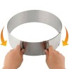 ANELLO PER TORTA INOX ESTENSIBILE Ø 16-30 CM H 8,5 CM EVA