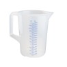 brocca graduata plastica professionale da 3 litri trasparente