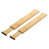 DIVISORI A MOLLA PER CASSETTI IN LEGNO DI BAMBU' CM 44-56 - 2 Pz