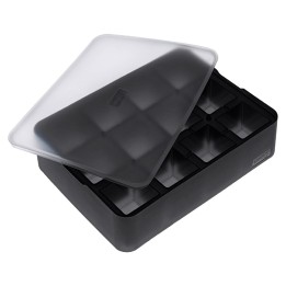 STAMPO FORMAGHIACCIO IN SILICONE CUBO 4x4 CM CON COPERCHIO