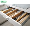 DIVISORI A MOLLA PER CASSETTI IN LEGNO DI BAMBU' CM 44-56 - 2 Pz