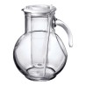 CARAFFA VETRO KUFRA CON PORTA GHIACCIO Lt 2 - BIANCO