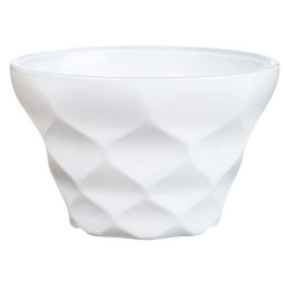 COPPETTA GELATO VETRO ICED DIAMANT BIANCA 10 CM