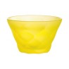 COPPETTA GELATO VETRO ICED DIAMANT GIALLA 10 CM