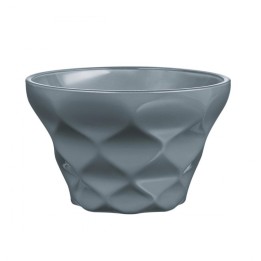 COPPETTA GELATO VETRO ICED DIAMANT GRIGIA 10 CM