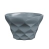 COPPETTA GELATO VETRO ICED DIAMANT GRIGIA 10 CM