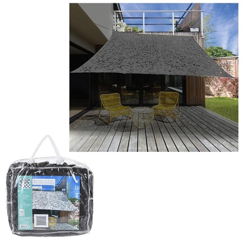 TELO OMBREGGIANTE VELA RETT CAMOUFLAGE Mt 3x2 GRIGIO SCURO