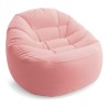 POLTRONA SACCO GONFIABILE FLOCCATA COLORATA CM 112x104x74