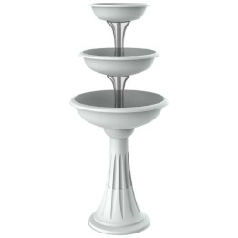 FIORIERA A TRE PIANI TREVY CM 50x114 h BAMA BIANCA