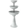 FIORIERA A TRE PIANI TREVY CM 50x114 h BAMA BIANCA