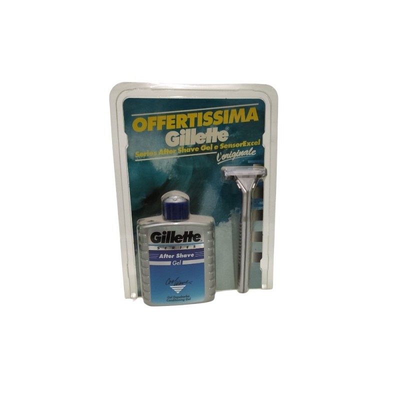 GILLETTE GEL DOPOBARBA C/RASOIO SENSOR EXCEL