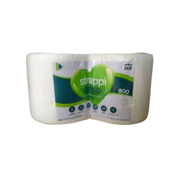 CARTA MANI ASCIUGATUTTO STRAPPIAMO  800 STRAPPI 2 ROTOLI