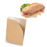 Sacchetto in carta Avana ecologico per panino cm 15x20 - Pz 1000